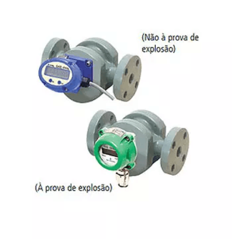 Medidor De Vazão Para Gases Tipo Deslocamento Positivo | Gas Oval